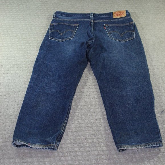 Levi's 550 Relaxed Fit Blue Jeans 36x30 - Picture 2 of 8